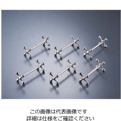浅川製作所 十字ナイフレスト(代用ロジウムメッキ) 792/6(6pcs) 62-6729-71 1個（直送品）