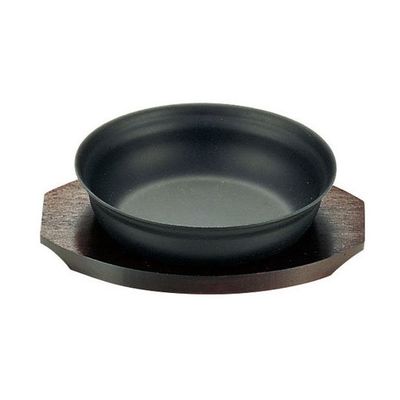 イケダ SA Fe万能ステーキ皿 丸深型 62-6731-26 1個（直送品）