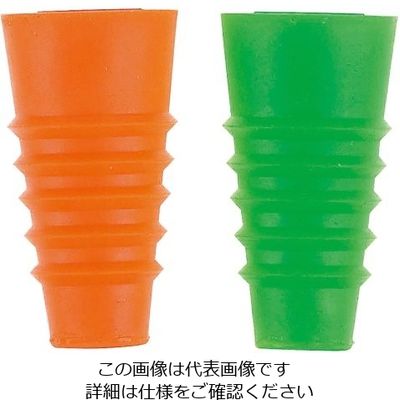 ワールド・クリエイト ViV シリコンボトルストッパー 2ヶ組 オレンジ&グリーン 59855 1ケース(2個) 62-6746-83（直送品）