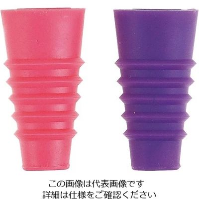 ワールド・クリエイト ViV シリコンボトルストッパー 2ヶ組 ピンク&パープル 59856 1ケース(2個) 62-6746-84（直送品）