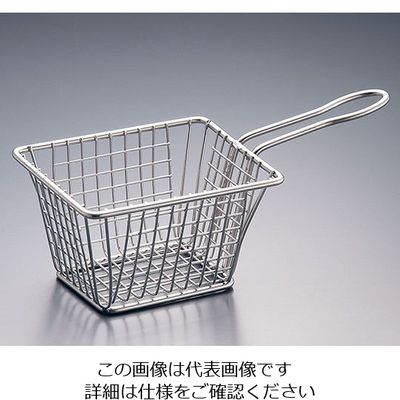 American Metalcraft AM ステンレス ミニフライバスケット 正方形 大 MSQBSKT 1個 62-6735-79（直送品）