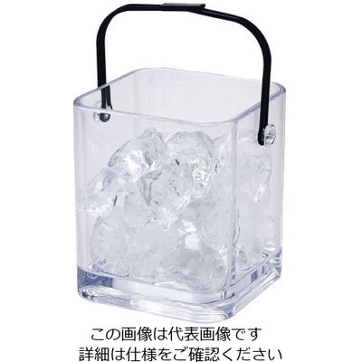 三宝産業 UK アクリルアイスペール 角 62-6740-73 1個（直送品）