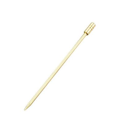 遠藤商事 18ー8オードブルピン 金メッキ 丸棒型(6本入) 62-6743-67 1ケース(6本)（直送品）