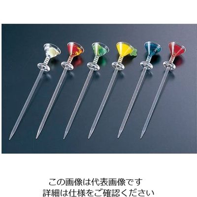 遠藤商事 アクリル カラフル マティーニピック 6本セット MPー6ーC 62-6745-21 1セット（直送品）