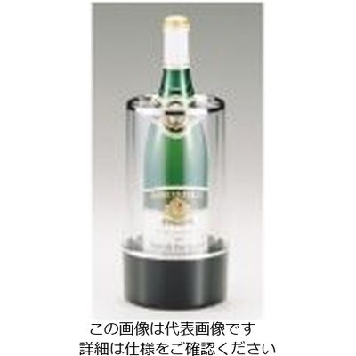 カーライルフードサービスプロダクツ アクリルワインクーラー ブラックボトム(二重構造) IG-224 1個 62-6745-54（直送品）