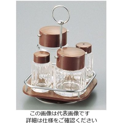 大塚硝子 木目 ホームカスターセット 62-6752-70 1セット（直送品）