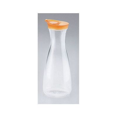 遠藤商事 アクリル ジュース&ウォーターボトル KYー339ーO オレンジ 62-6748-16 1個（直送品）