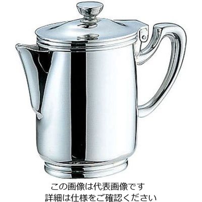 三宝産業 UK18ー8B渕ロイヤルミルクポット蓋付 5人用 62-6749-26 1個（直送品）