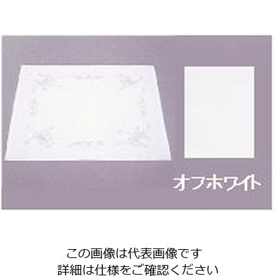 遠藤商事 ナフキン キャロル ナチュラル(オフホワイト) KS-4023 1枚 62-6760-50（直送品）