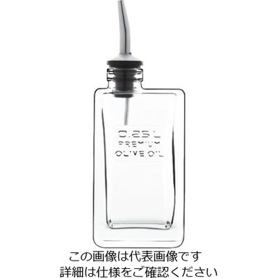 Bormioli Luigi オプティマ オリーブオイルボトル 250cc 11089/01 1個 62-6753-82（直送品）