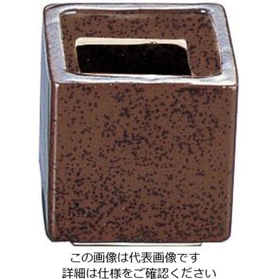 エムズジャパン 柿釉 スタック楊枝入 T03ー06 62-6754-28 1個（直送品）