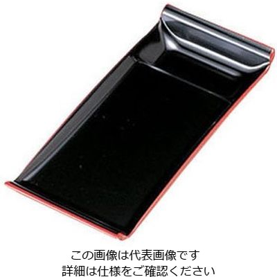若泉漆器 のり皿 黒天朱 1ー767ー1 62-6755-37 1個（直送品）