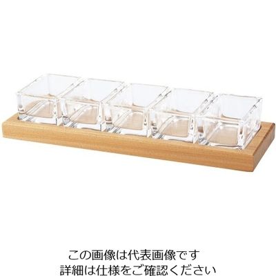 エムタカ ガラス薬味入れ 685 1個 62-6755-53（直送品）