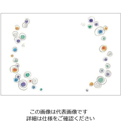 カミイソ産商 洋風・中華テーブルマット(100枚入) エスカルゴ No.504 62-6785-47 1ケース(100枚)（直送品）