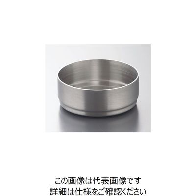 遠藤商事 フラット ステンレススタッキング丸灰皿 レスト無 7cm 62-6761-48 1個（直送品）