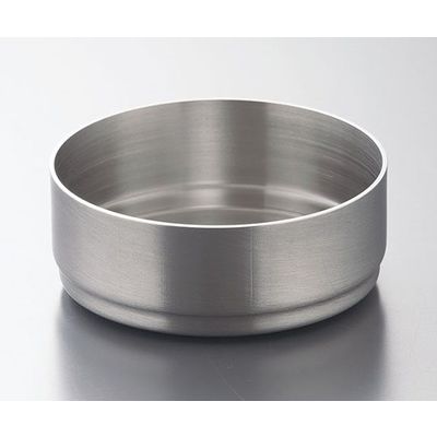 遠藤商事 フラット ステンレススタッキング丸灰皿 レスト無 8cm 62-6761-49 1個（直送品）