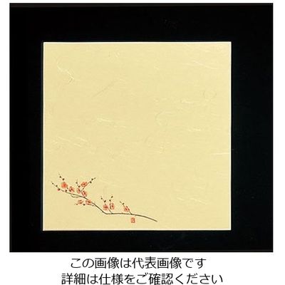 アーテック 5寸懐紙 四季の花(100枚入) 梅 S5-3 1ケース(100枚) 62-6781-81（直送品）