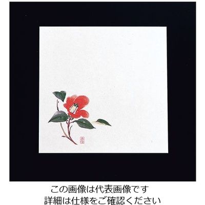 マイン 耐油懐敷18角(100枚入) 椿 M30ー219 62-6782-90 1ケース(100枚)（直送品）