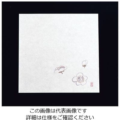 マイン 耐油懐敷18角(100枚入) 梅 M30ー220 62-6782-91 1ケース(100枚)（直送品）