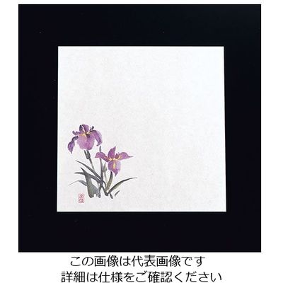 マイン 耐油懐敷18角(100枚入) あやめ M30ー223 62-6782-93 1ケース(100枚)（直送品）