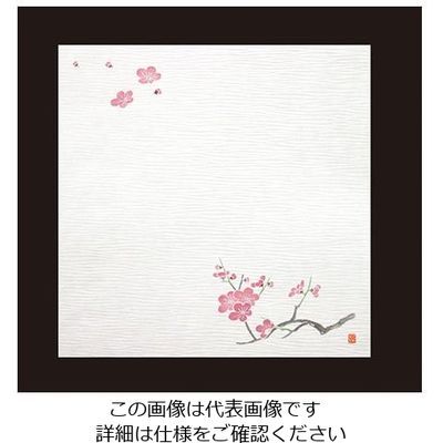 アーテック 耐油しぼり懐敷 4寸(100枚入) 梅 TA-E04 1ケース(100枚) 62-6783-29（直送品）