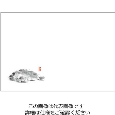 カミイソ産商 尺3 テーブルマット(100枚入) めばる No.104 1ケース(100枚) 62-6784-81（直送品）