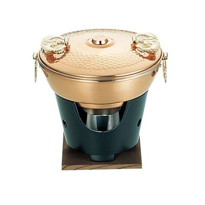 遠藤商事 純銅ミニしゃぶしゃぶ鍋セット 62-6786-39 1個（直送品）