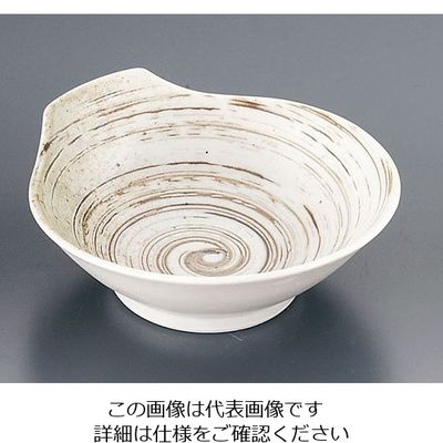 エムズジャパン 織部サビ刷毛呑水 T02ー21 62-6789-14 1個（直送品）