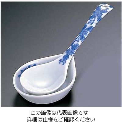 エムズジャパン 染付唐草 大スプーン T05ー79 62-6789-48 1個（直送品）