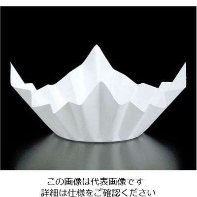 精巧社 ミニ色和紙鍋(250枚入) 白色 SKA148 1ケース(250枚) 62-6792-24（直送品）