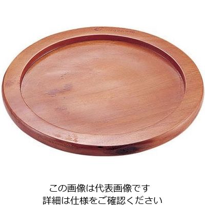 タカハシ産業 丸型プレート補強リング付 専用木台 26cm用 62-6795-77 1個（直送品）