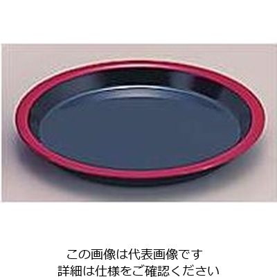 若泉漆器 D.Xヤクミ皿 黒天朱 1ー559ー8 62-6800-25 1個（直送品）