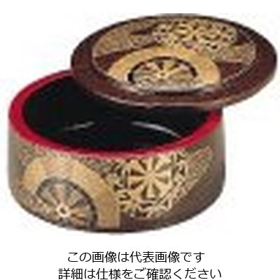 若泉漆器 DX富士型ちらし桶 梨地御所車 1ー484ー8 62-6797-59 1個（直送品）