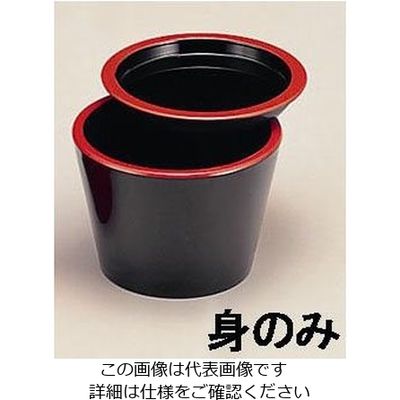 若泉漆器 DXつゆ入れ 外黒天朱 1ー559ー17 62-6800-20 1個（直送品）
