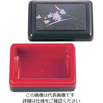 遠藤商事 保温弁当・小 Bー158 ダークGR/内ワイン/胡蝶蘭 62-6802-94 1個（直送品）