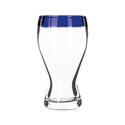Libbey リビー アルバ ビアー(6ヶ入) No.92316 ブルー 62-6809-17 1ケース(6個)（直送品）