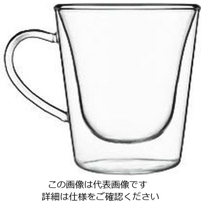 Bormioli Luigi ダブルウォールドリンクデザイン(2ヶ入) エスプレッソマグ 8881/04 1ケース(2個)（直送品）