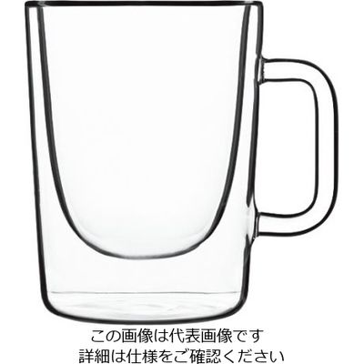 Bormioli Luigi ダブルウォールドリンクデザイン(2ヶ入) アロマカフェ 10972/01 1ケース(2個)（直送品）