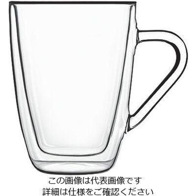 Bormioli Luigi ダブルウォールドリンクデザイン(2ヶ入) マグ320 10356/01 1ケース(2個) 62-6809-87（直送品）