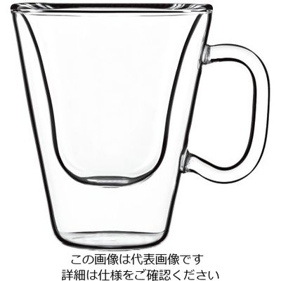 Bormioli Luigi シングルオリジンコーヒーカップ(2ヶ入) コスタリカ 10666/01 1ケース(2個) 62-6809-91（直送品）