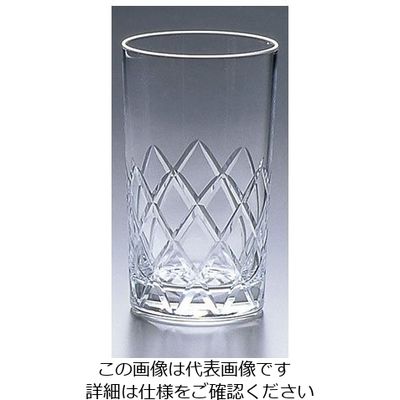 エムズジャパン タンブラー・08210HS 68切子 295cc(6ヶ入)K68ー10 62-6815-45 1ケース(6個)（直送品）