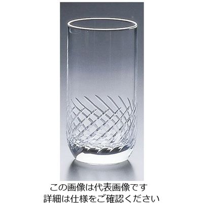 エムズジャパン タンブラー・08308HS 70切子 240cc(6ヶ入)K70ー08 62-6815-39 1ケース(6個)（直送品）