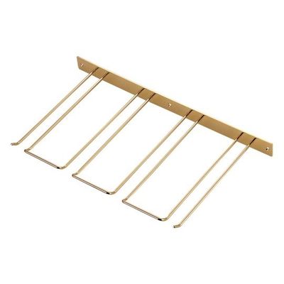 遠藤商事 グラスフレーム 壁掛型 4連 24金メッキ 62-6815-96 1個（直送品）