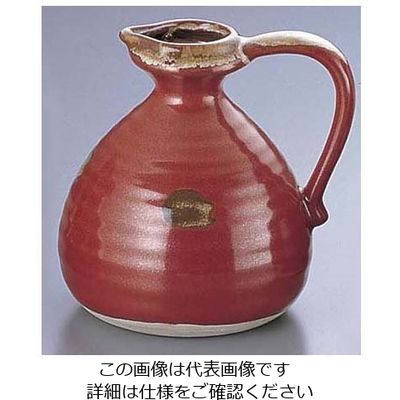 エムズジャパン 赤手付燗瓶 2号 D03-70 1個 62-6819-13（直送品）