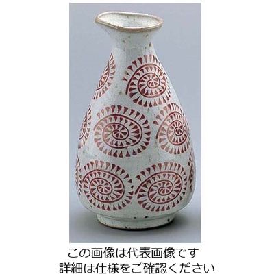 エムズジャパン 朱タコ唐草徳利 大 D02-35 1個 62-6819-38（直送品）