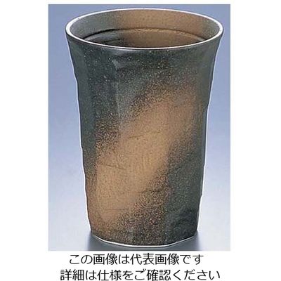 エムズジャパン 備前吹き削りカップ D02-12 1個 62-6819-71（直送品）