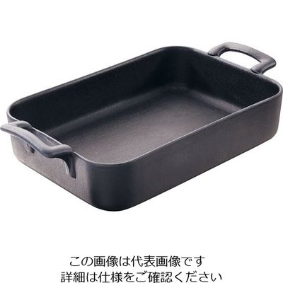 Revol レヴォル レクタンギュラーディッシュ 16cm アイアン 642062 1枚 62-6820-67（直送品）