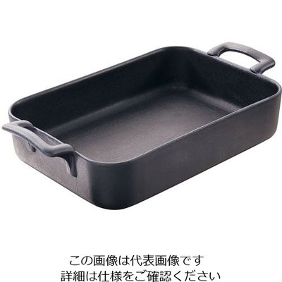 Revol レヴォル レクタンギュラーディッシュ 19cm アイアン 642065 1枚 62-6820-69（直送品）