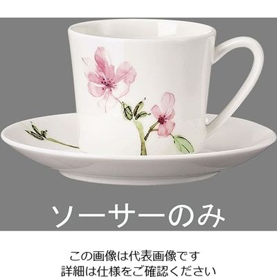 ローゼンタール RT ジェイド・マグノリア コーヒーソーサー15cm 34636 1枚 62-6828-83（直送品）