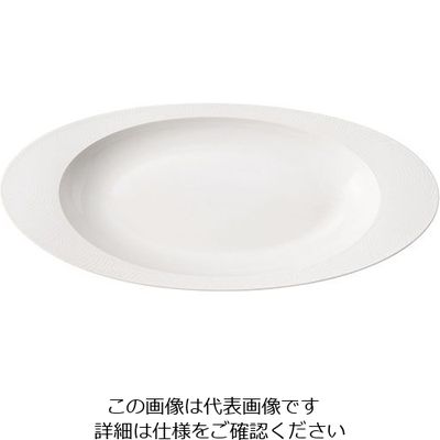 ミヤザキ食器 エコス オーバルプラター 38cm CV3811 1個 62-6831-87（直送品）